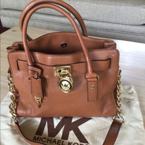 Michael Kors Hamilton Leather Bag EUC